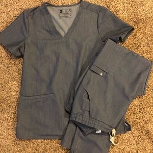 Figs Scrubs
Color: Heather Blue (seasonal)